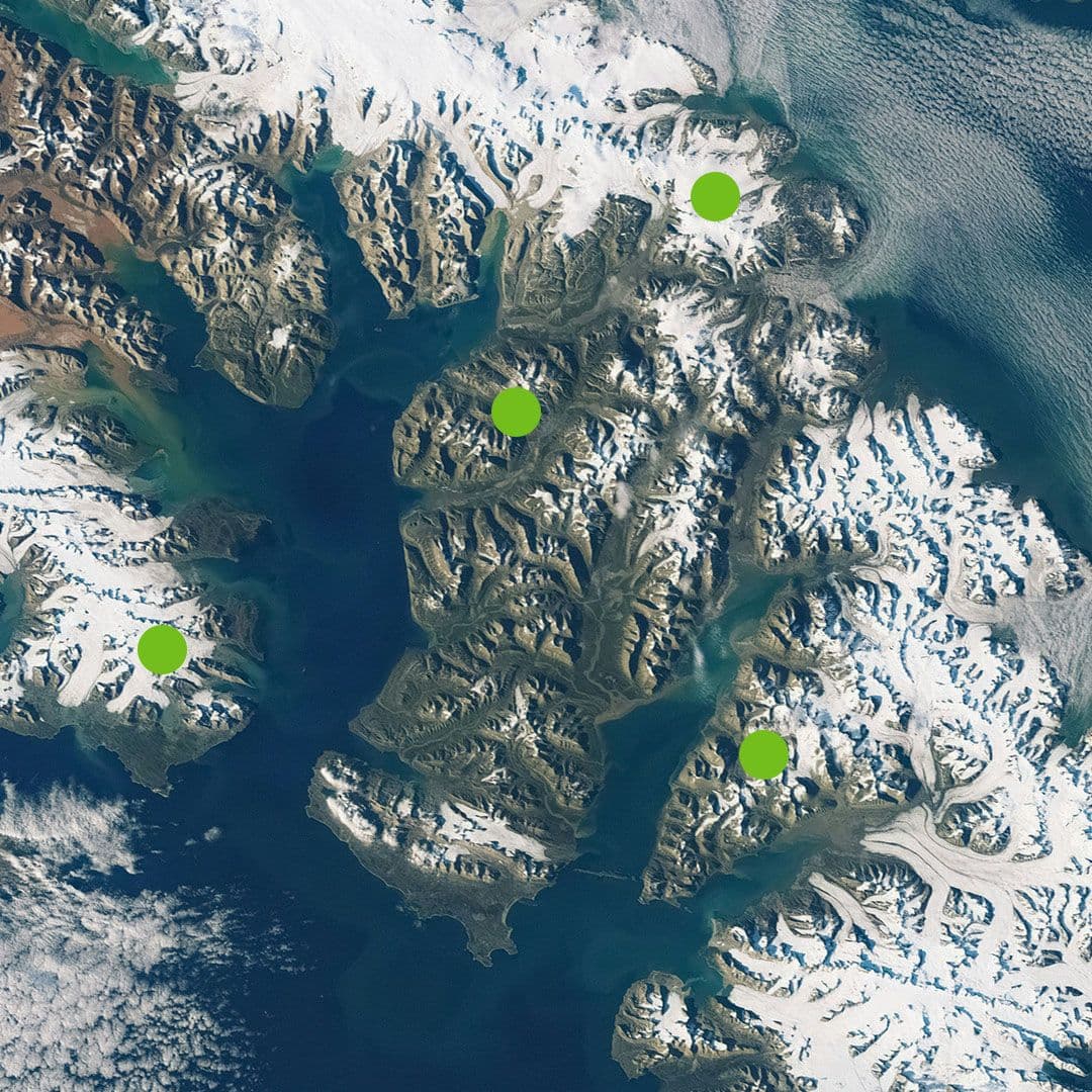 map with dot locations
