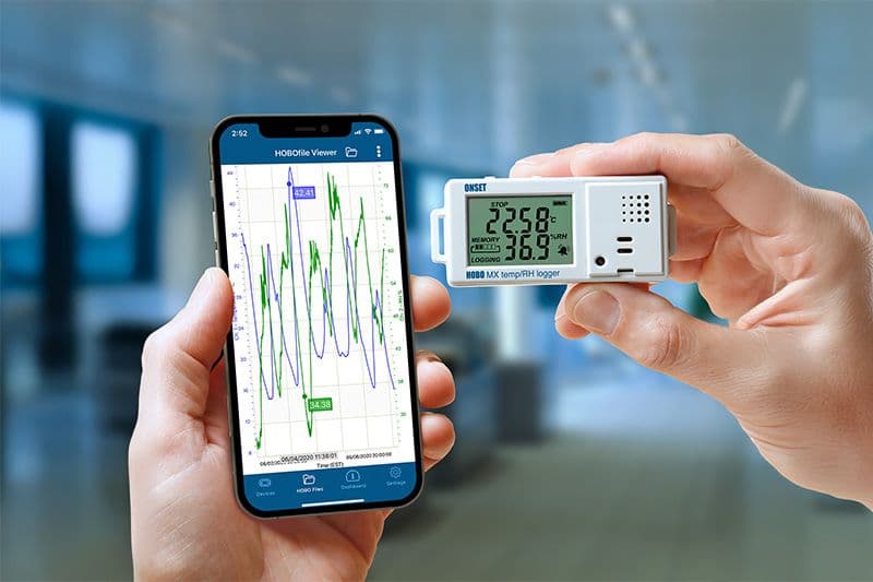 MX1101 Bluetooth Temperature & RH Data Logger