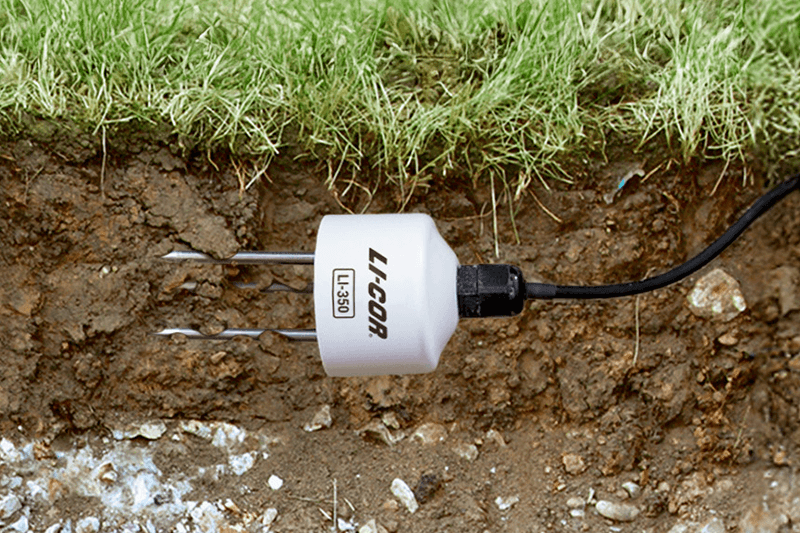 LI-350 in the ground