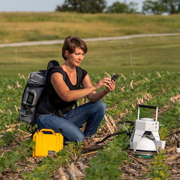 Measuring soil in the field