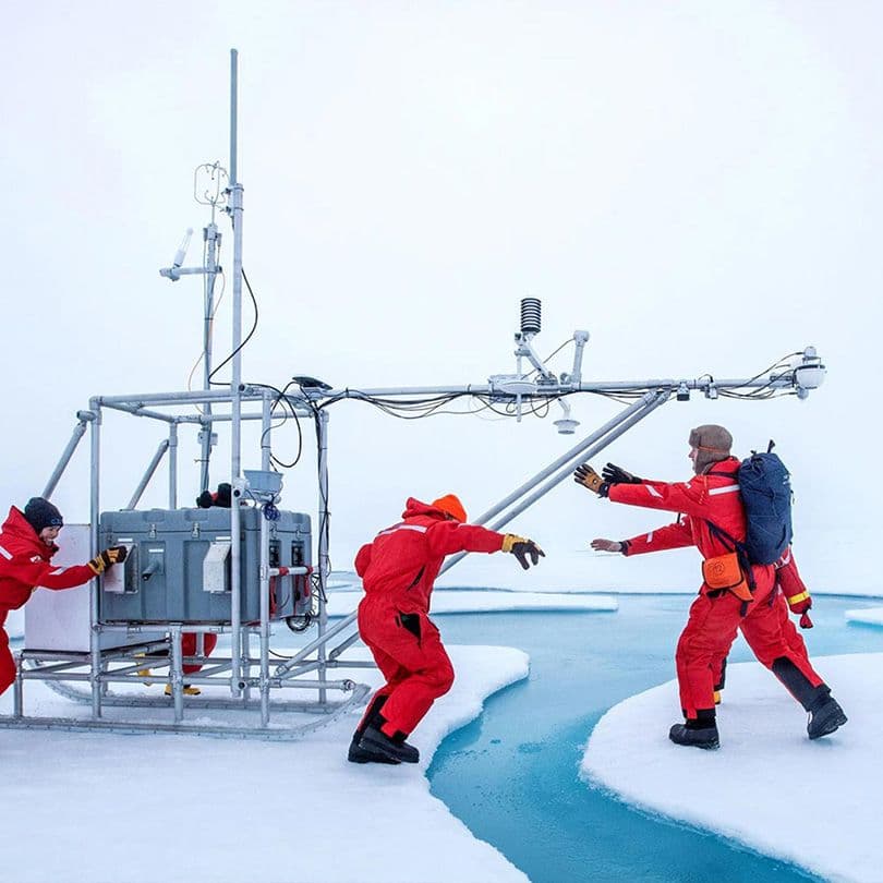 ec tower in the arctic