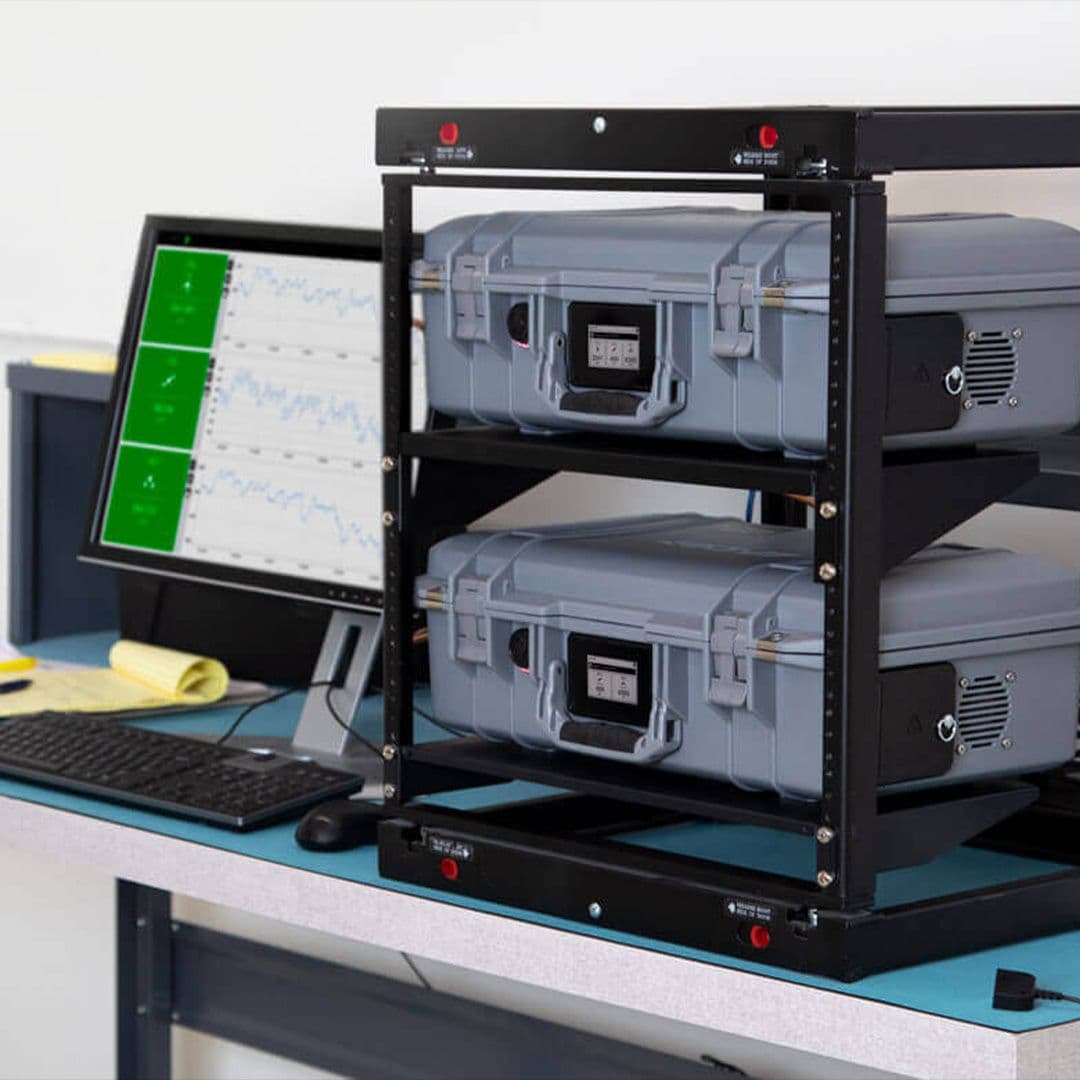 tga rackmount with a laptop