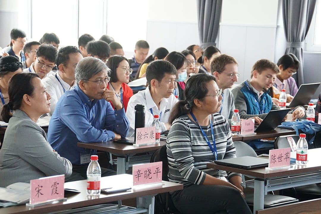 Eddy Covariance workshop attendees at a speaker session