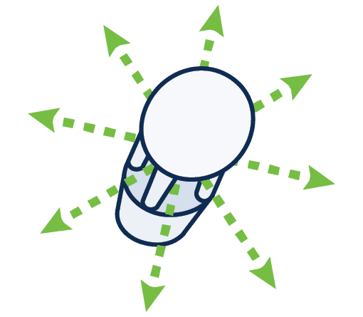 omnidirectional sampling icon