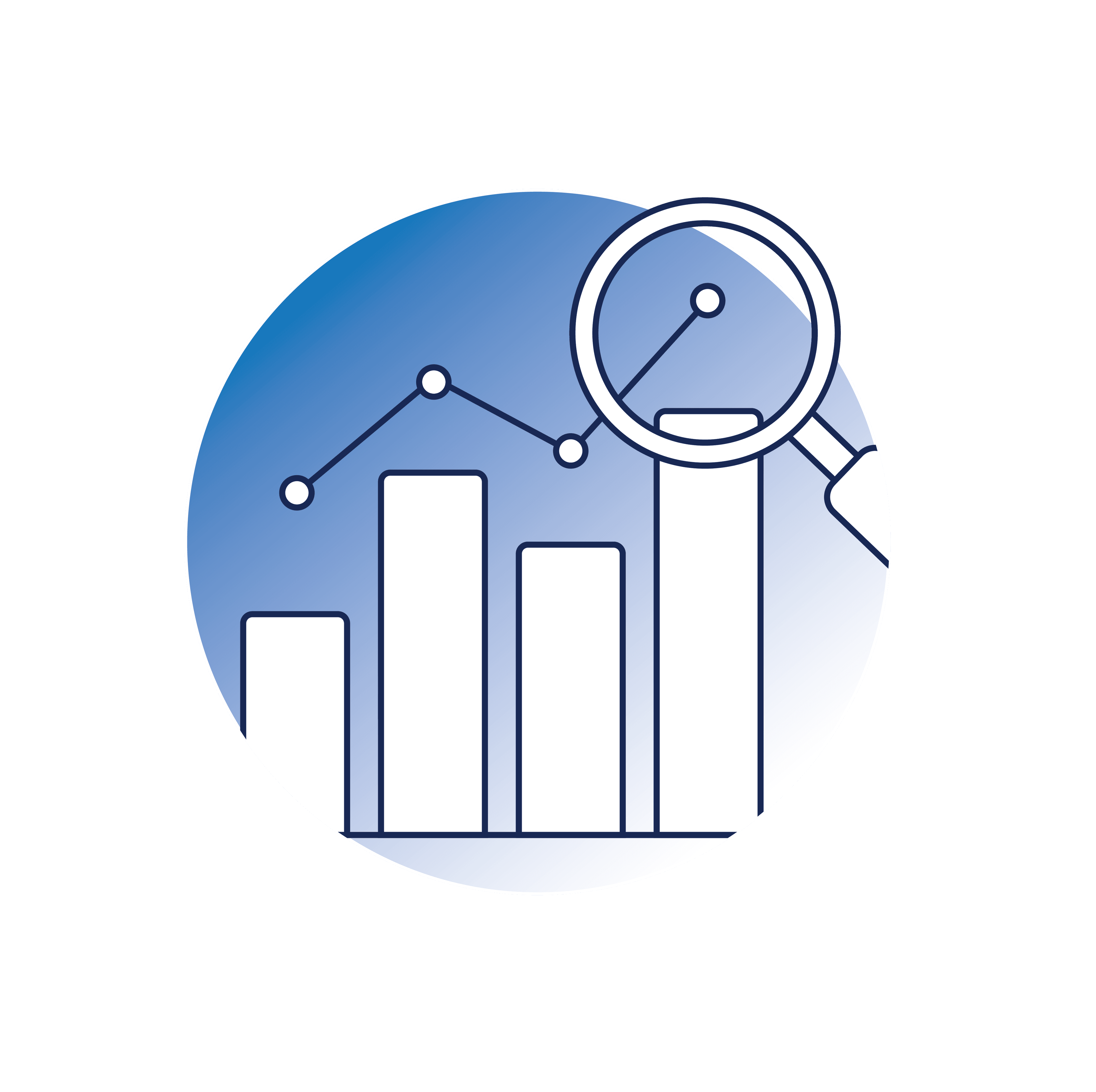Graphic illustration of a laptop sharing data to and from a cloud