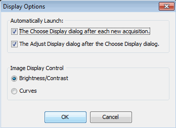 Image Studio display options dialog