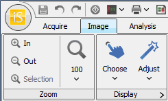 Image Studio Image adjustment options