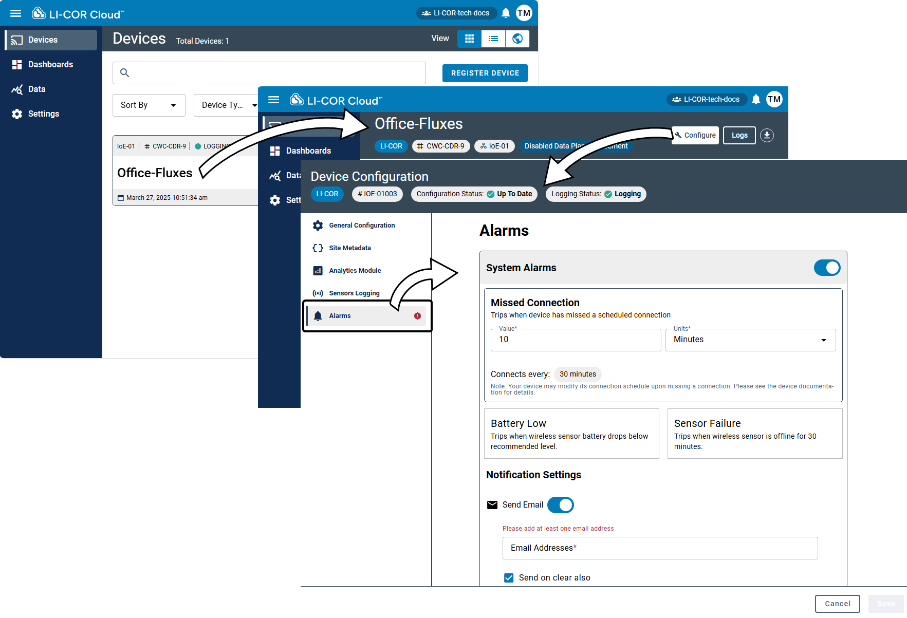 LI-COR Cloud | Devices