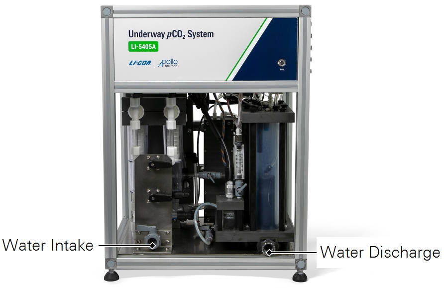 Underway Pco2 System LI-5405A | Installing the pCO2 system