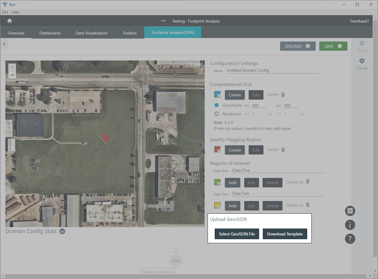 Tovi | Using the GeoJSON file uploader