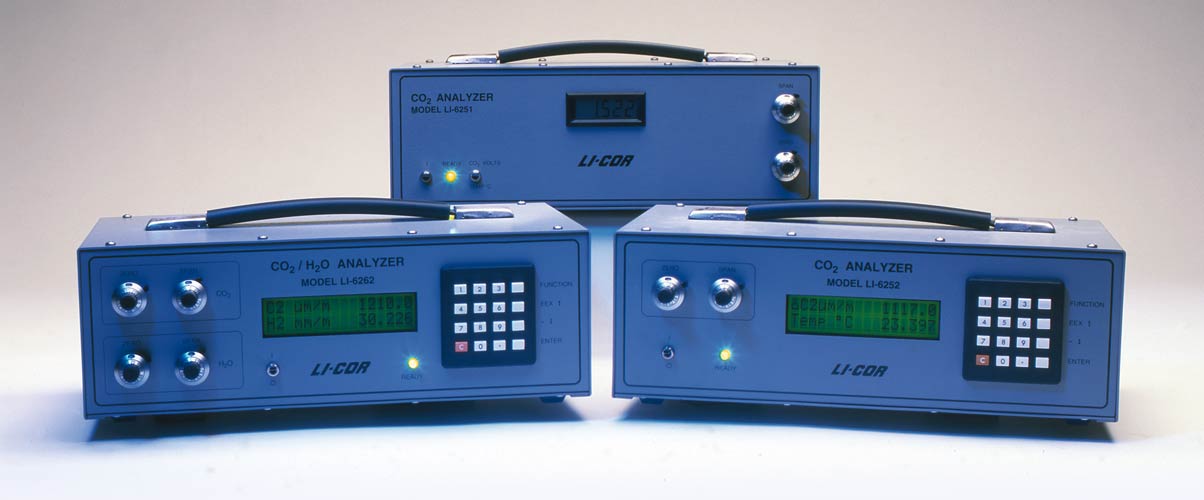 LI-6262, LI-6251, and LI-6252 Analyzers