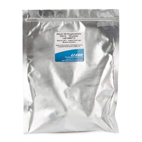 IRDye 700 Phosphoramidite Optimized for the 700nm Channel.