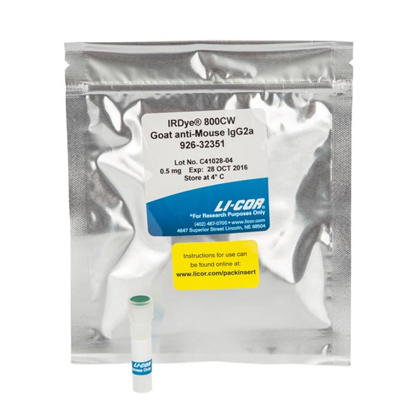 IRDye 800CW Goat anti-Mouse IgG2a-Specific Secondary Antibody.