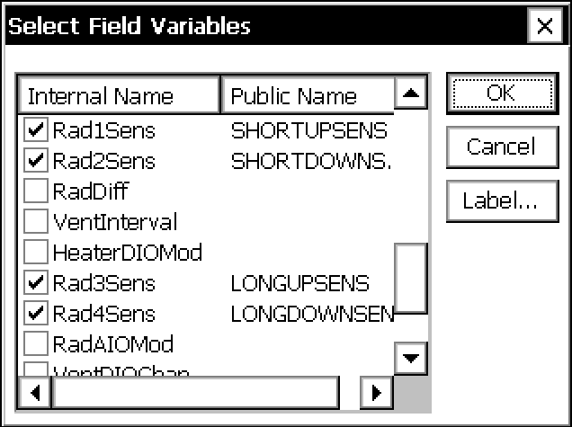 Biomet System (Sutron Logger) | Net Radiometer (NR Lite2 or CNR4)