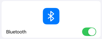 Bluetooth must be on to connect with devices.