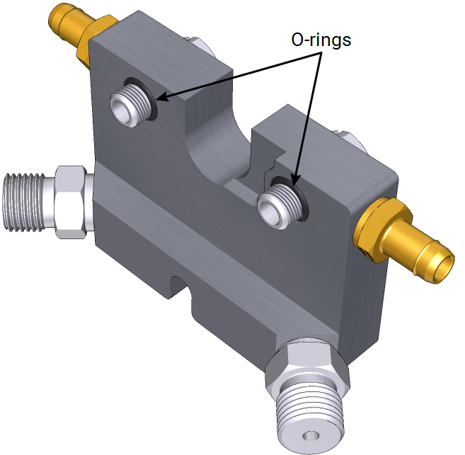 O-rings are required on the maifold.